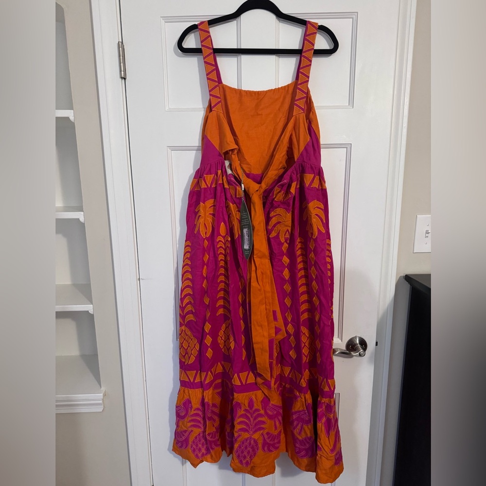 Farm Rio - Size Small - Pineapple Love Cutwork Dress (New With Tags) - Picture 2 of 7